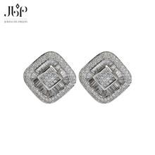 Load image into Gallery viewer, Sparkle Statement Diamond Studs

