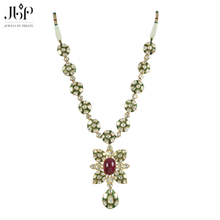 Load image into Gallery viewer, Jaded Bridal Polki Necklace
