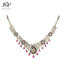 Load image into Gallery viewer, Beadazzled Beauty Polki Necklace

