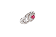Load image into Gallery viewer, Ruby Appeal Diamond Ring
