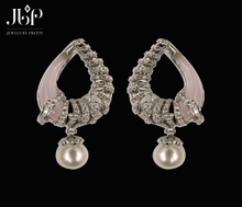 Load image into Gallery viewer, Rosey Cheek Diamond Drop Earrings
