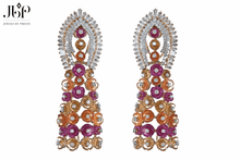 Load image into Gallery viewer, Dazzle Dreams Diamond Chandelier Earrings
