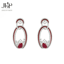 Load image into Gallery viewer, Conventional Diamond Drop Earrings
