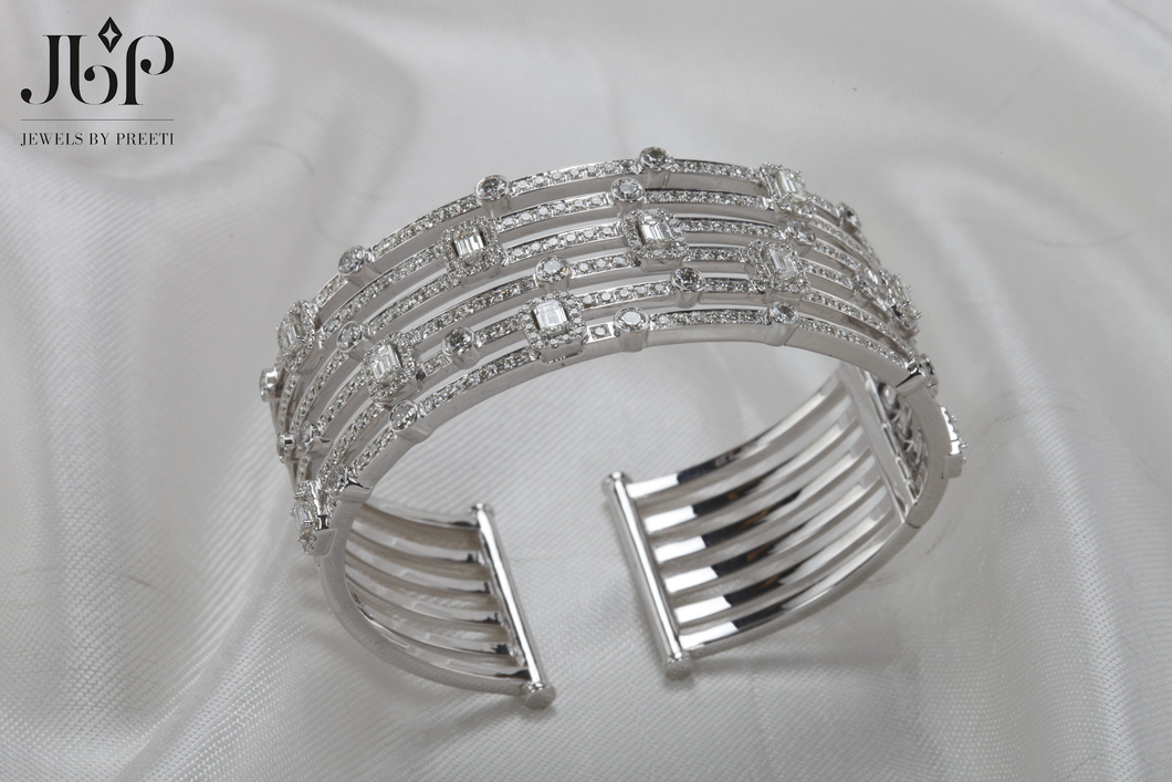 Fine designs Diamond Cuff Bracelet