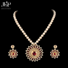 Load image into Gallery viewer, Royal Essence Bridal Polki Necklace
